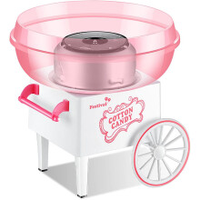 Full Automatic Cotton Candy Maker, 450w DIY Mini Candy Floss Machine Maker,with 290mm Large Diameter Splash Plate, Fast Pre-Heating