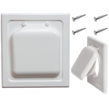 Couvercle de conduit de sécheuse à double porte pour extérieur de 10 cm (4 pouces), fabriqué aux États-Unis. Le SEUL conduit de sécheuse avec un