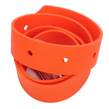 Adjustable Orange Silicone Diving Weight Belt with Quick Release Buckle 1.35m