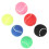 6Pcs Tennis Training Balls Multicolor Cashmere and 10