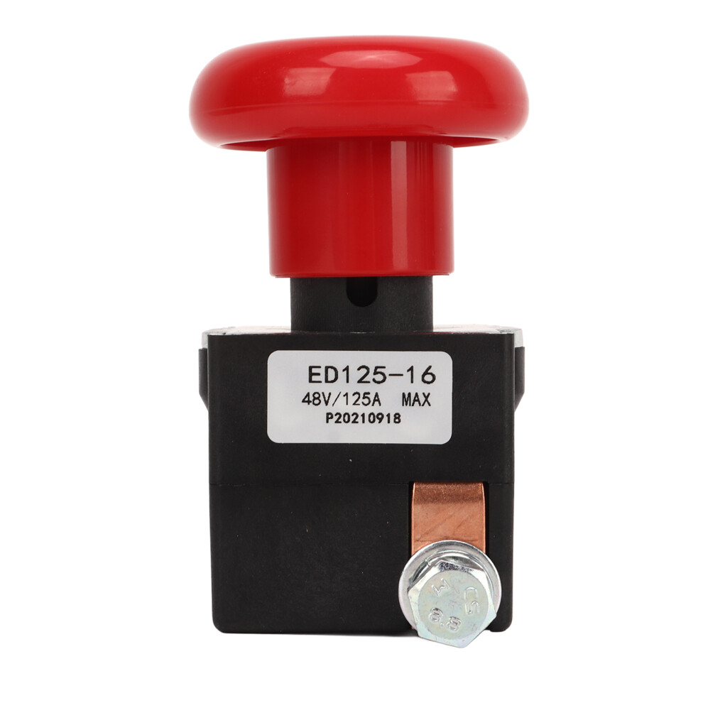 Emergency Stop Switch 48V 125A Metal Alloy 9121376015397