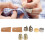 Sewing Thimble Copper Reusable Durable Metal 12