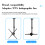 Adjustable 15.5-24" 3D Holographic Fan Projector Ceiling Mount Bracket 7