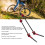 Red Ti Alloy Cycling Quick Release Skewer with Ergonomic Handle 4