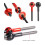 Red Ti Alloy Cycling Quick Release Skewer with Ergonomic Handle 11