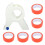 Seam Sticker Machine Masking Tape Applicator with 5 Red Rolls 3