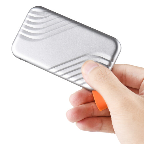 Zinc Alloy External SSD 256GB Silver USB 3.1 Portable 520MB/s