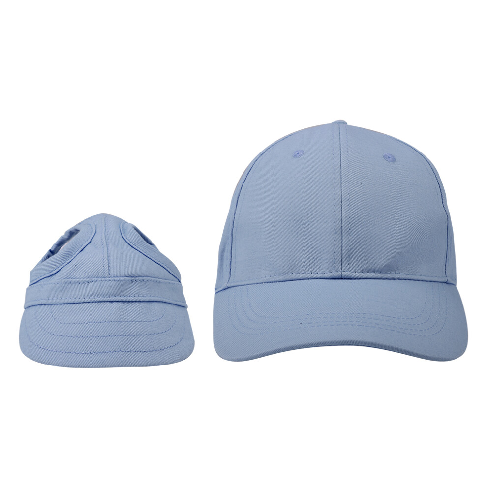 Breathable Pet Dog Cat Baseball Cap Parent-child Cap Set Travel Sports Hat Blue M-image-OPC-PJ9N9TZ-NEW