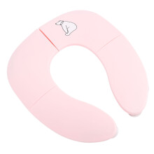 Portable Folding Kids Toilet Cover Mat Pink – 35x29cm, Non Slip
