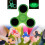 Triangle Green Fidget Spinner Children Glowing Decompression Toy Gift Durable 7