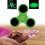 Triangle Green Fidget Spinner Children Glowing Decompression Toy Gift Durable 4