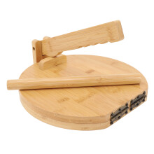 Stylish Wooden Tortilla Press Set with 50 Rounds 100% Quality Finish