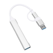 Aluminum Alloy USB C Multiport Hub 4xUSB for Laptop