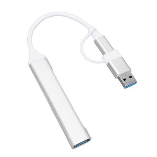 Aluminum Alloy USB C Multiport Hub 4xUSB for Laptop