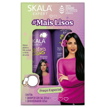 SKALA Mais Lisos Hair Shampoo And Conditioner Set |Enhances softness and manageability - 2 x 325ml