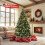 7ft Snow Tipped Artificial Christmas Tree w/150 Lights,Remote Control 10