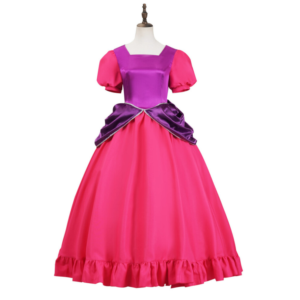 (Pink, L) Cosplay Cinderella Sister Dress For Costume Parties And Shows Halloween Stage