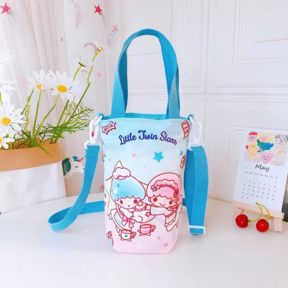 (Dream Gemini) Hello Cinnamoroll Kitty My Melody Pattern Cup Storage Bag Straps With Shoulder-image-OPC-PJ9NJ5M-NEW