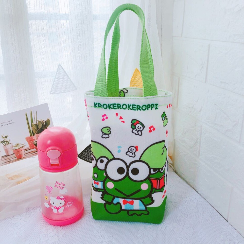 (Big Eye Frog White) Snoopy Chan Shin Cartoon Insulated Canvas Bag For Picnic Casual And Carrying-image-OPC-PJ9NK87-NEW
