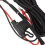 12V Motorcycle Heated Grip Cover Waterproof 3 Temp Settings, Easy Hook & Loop 12