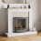 (Black) Buckton Fire Screen Guard Fireplace Accessory 1