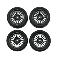 Lot de 4 pneus en caoutchouc pour voiture télécommandée SG1603, SG1604, SG1605, UD1601, UD1602, UD1603, UD1604, 1/16