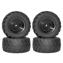 Lot de 4 pneus en caoutchouc pour HBX 901 901A 903 903A 905 905A 1/12 RC, pièces de rechange et accessoires
