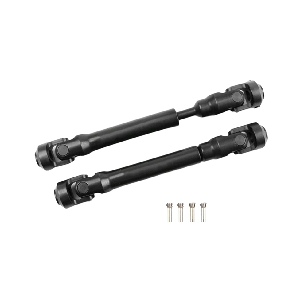 2 Ejes De TransmisióN De Metal Cvd Para Coche Teledirigido Axial SCX10 Y Ii 1/10 Con Distancia Entre Ejes De 313 Mm, Piezas De ActualizacióN-image