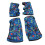 Set protezioni per ginocchia e gomiti per bambini, regolabili, blu 8
