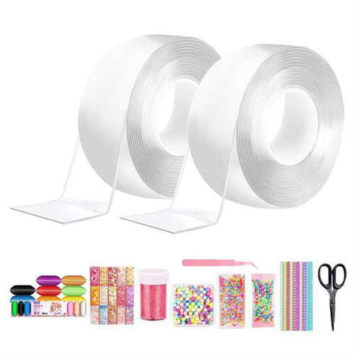Kit Nano Tape à Bulles 57 Pièces - Ruban élastique Gonflable DIY Pour Enfants, Anti-stress, 3 Mètres