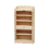 Miniature Classic Wood Bookcase Unfinished Display 1