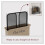 Roxby 3 Panel Fire Screen Guard for Fireplace Protector 6
