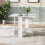 Living And Home Modern Drop Leaf Dining Table 1