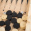 Wooden Foldable 3 in 1 Chess Backgammon Board Folding Game 34x34cm 10