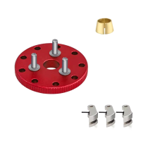 Kit de embrague de volante de inercia de metal 4142, 4146 y 3281 para coche RC 1/10 Nitro/ Stampede/Jato/ T-/Nitro Rojo
