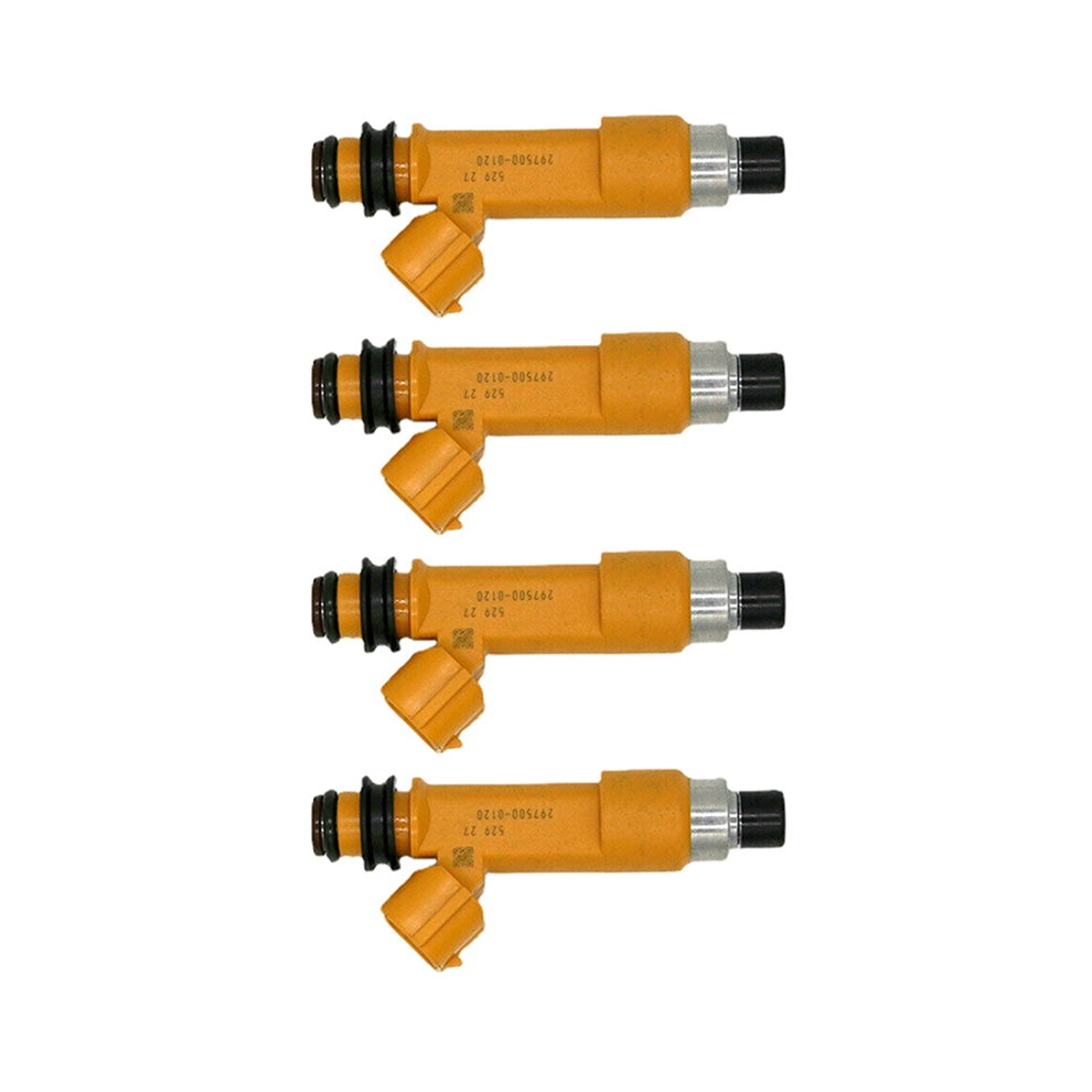 4Pcs Fuel Injector Nozzle For 00-06 Jimny 01-15 Swift 05-15 Wagon R 03-07 1.3L 297500-0120 15710-86G00 Yellow 4853041835850