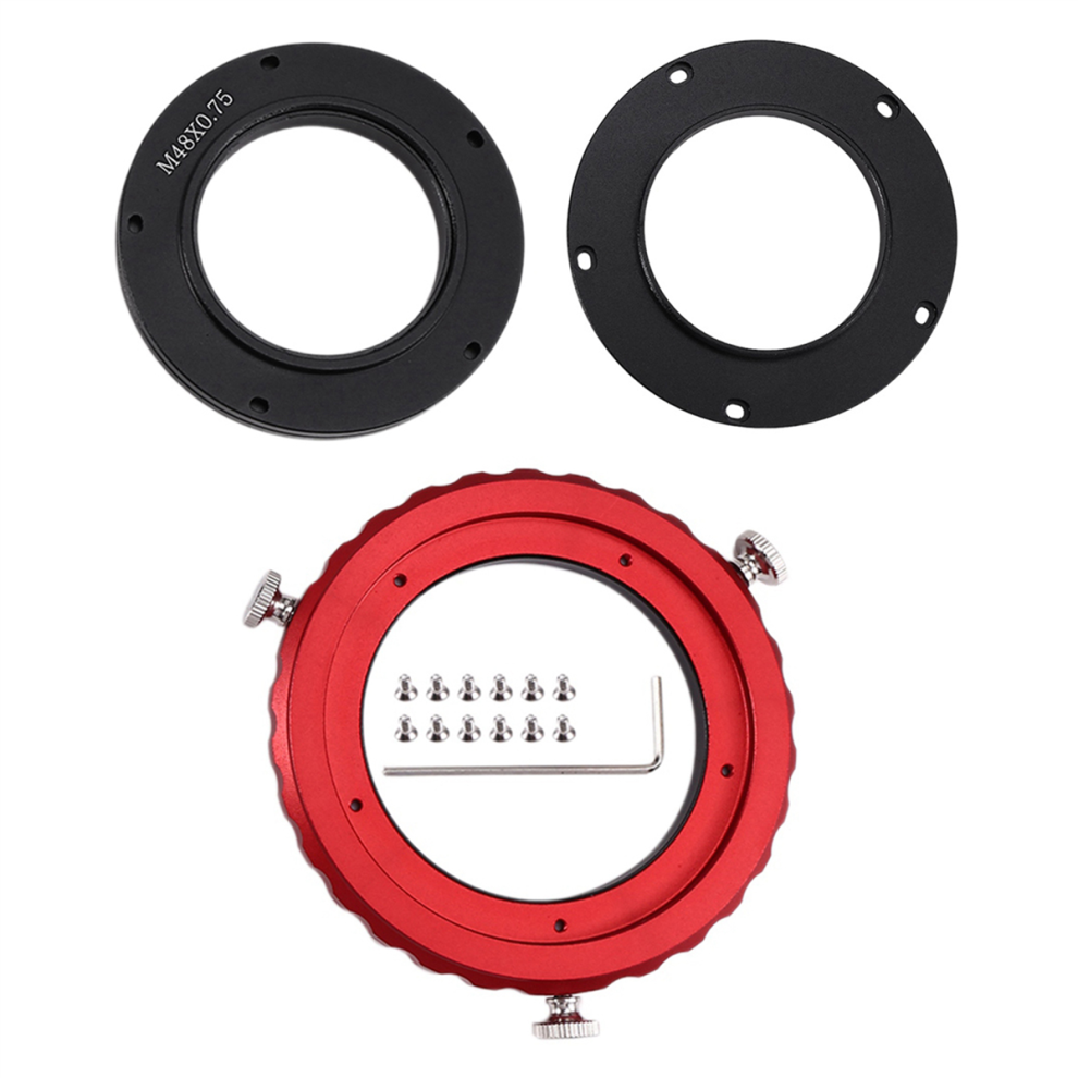 Caa 360 Degree Rotator Camera Angle Adjuster 3 In 1 Gyratory Device For Astronomical Telescope M48 Threaded Ring 4853041845545