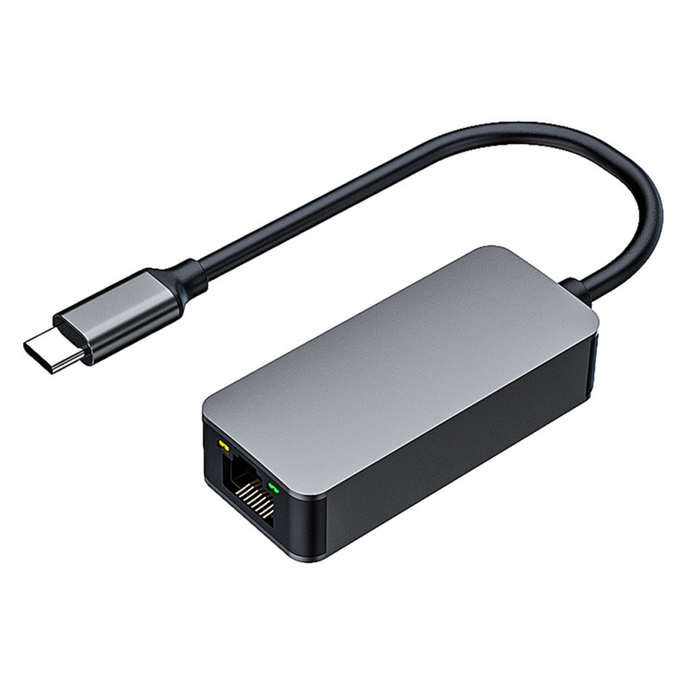 2500Mbps Ethernet Gigabit Adapter Type-C To Rj45 Network Card 2.5G Converter Lan Hub For Win 8.1/10/11 4853041845408