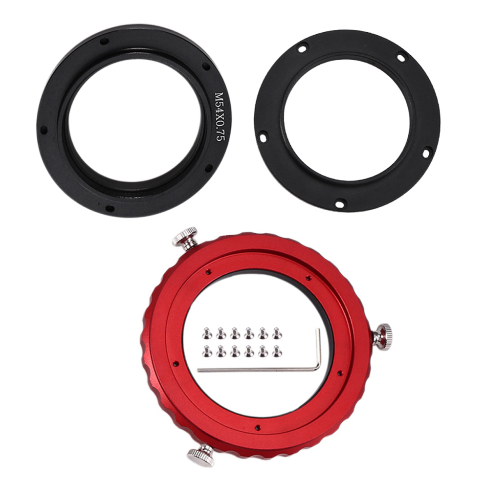 Caa 360 Degree Rotator Camera Angle Adjuster 3 In 1 Gyratory Device For Astronomical Telescope M54 Threaded Ring 4853041845552