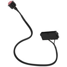 24-pinowy żeński kabel rozruchowy do testowania zasilacza ATX PC z włącznikiem/wyłącznikiem, 50 cm