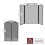 Selby 3 Panel Fire Guard - Freestanding Fireplace Screen Protector 6