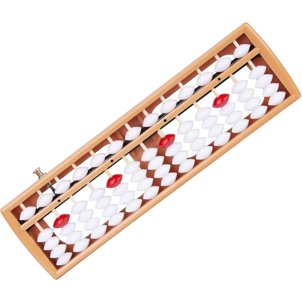 Boulier arithmétique Soroban portable pour enfant à 13 chiffres Colonne Abacus Arithmétique Caculation School Math Learning Tool