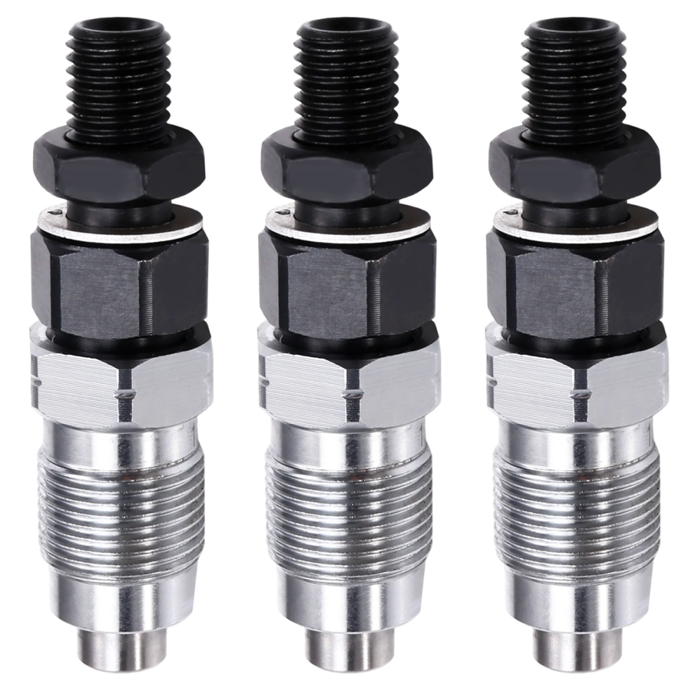 3Pcs Fuel Injectors 16082-53001 16082-53900 16082-53903 For D1403 D1503 D1703 V1803 V2203 16082-53000 19077-53000 Black/Silver 4853041875979