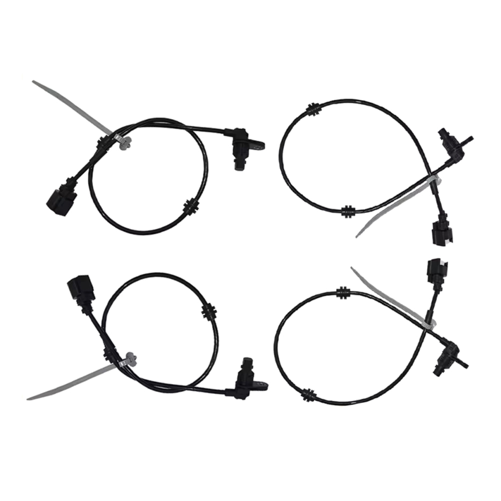 4Pcs Abs Wheel Speed Sensor 48930-34000 For Actyon Sport Ii Mpv 12-22 Korando 10-22 Suv 2.0 2.2 Black 4853041877102