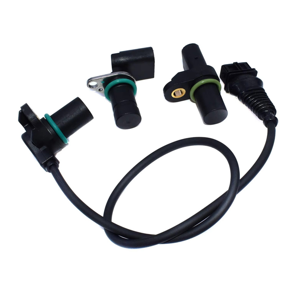 Intake & Exhaust Cam Camshaft Crankshaft Position Sensor Set For X3 X5 330Ci 12147539165 12147518628 12141709616 4853041878048