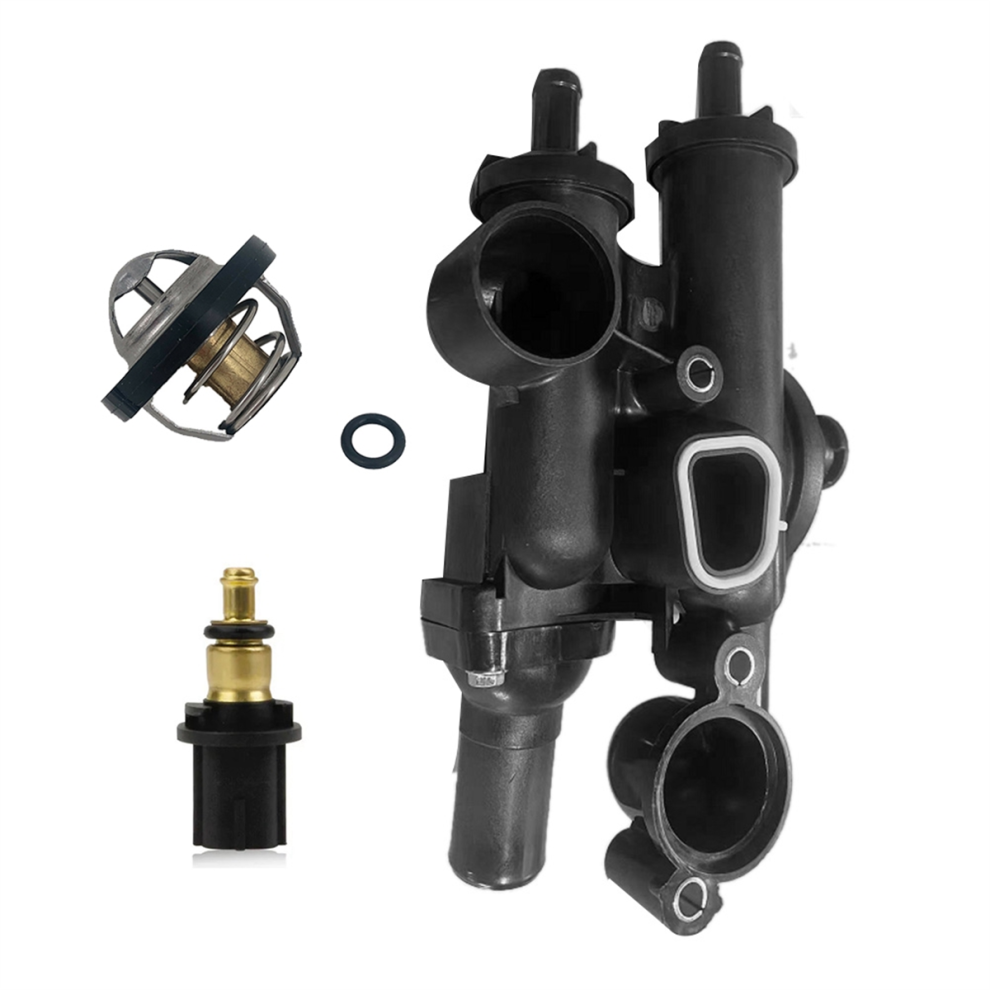 4884873Aa Thermostat Housing Assembly With Sensor For Patriot R 2.0 2.4 4884571Ab 902-319 06508355Aa 4853041887422