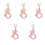 O style letter keychain cute initial handle pendant 1