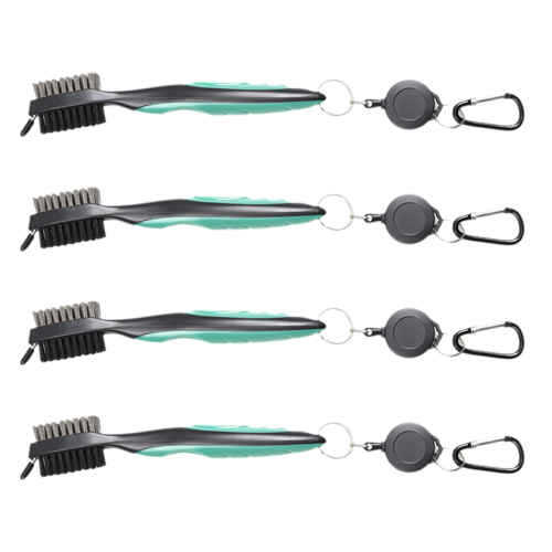 Golf Club Cleaning Brush, Ball Double-Sided Tool, Green 1