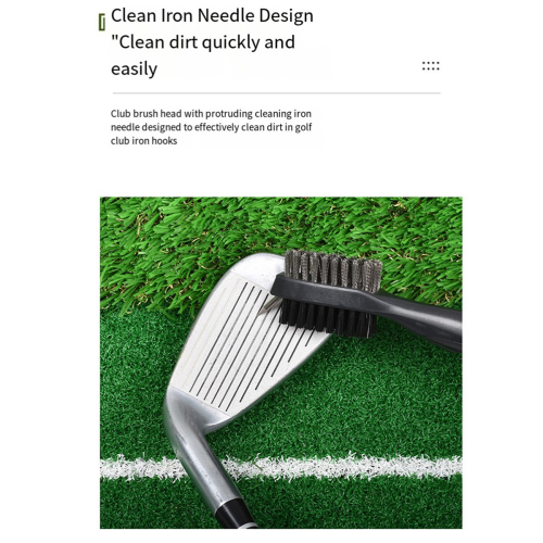 Golf Club Cleaning Brush, Ball Double-Sided Tool, Pink 2