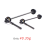 Mountain Bike Quick Release Titanium Shaft Rod(Black) 10